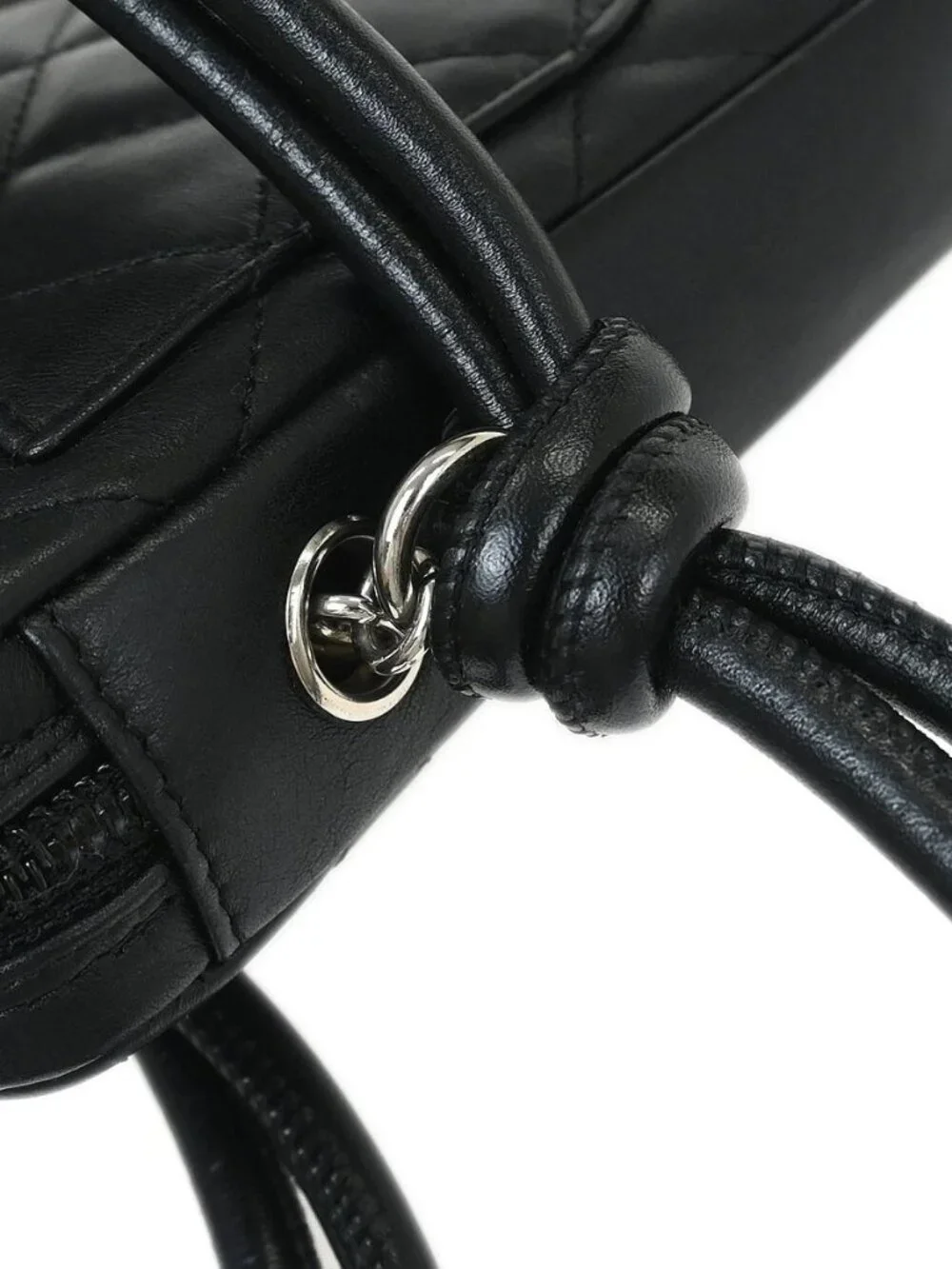 Chanel Black Calfskin Cambon Ligne Shoulder Bag 115829